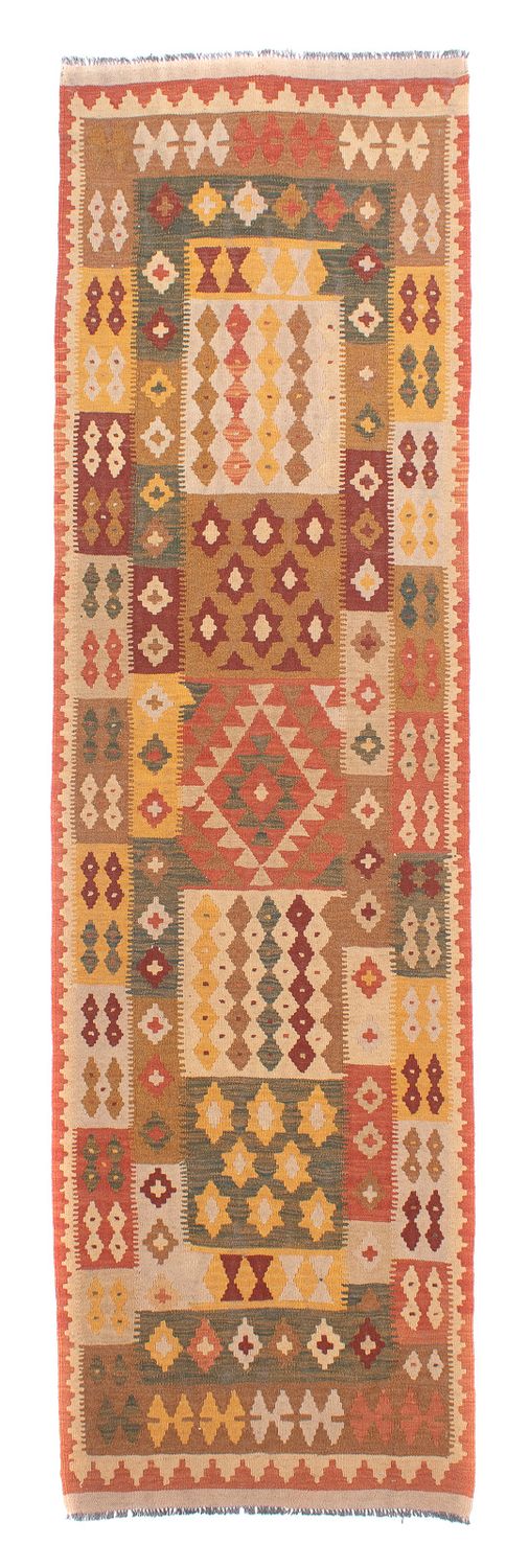 Runner Kelim Rug - Splash - 320 x 88 cm - multicolored