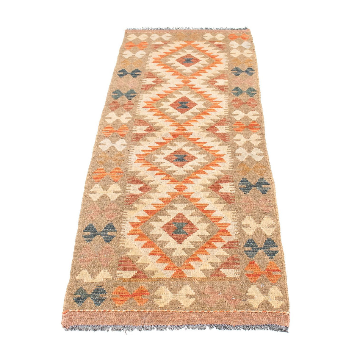 Runner Kelim Rug - Splash - 192 x 56 cm - multicolored