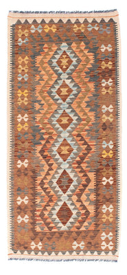Runner Kelim Rug - Oriental - 199 x 88 cm - light brown