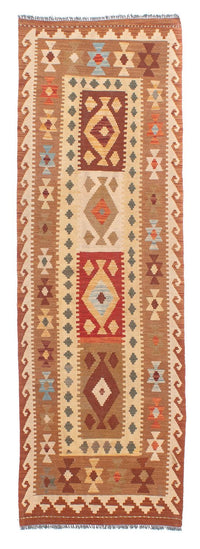 Runner Kelim Rug - Splash - 254 x 81 cm - multicolored