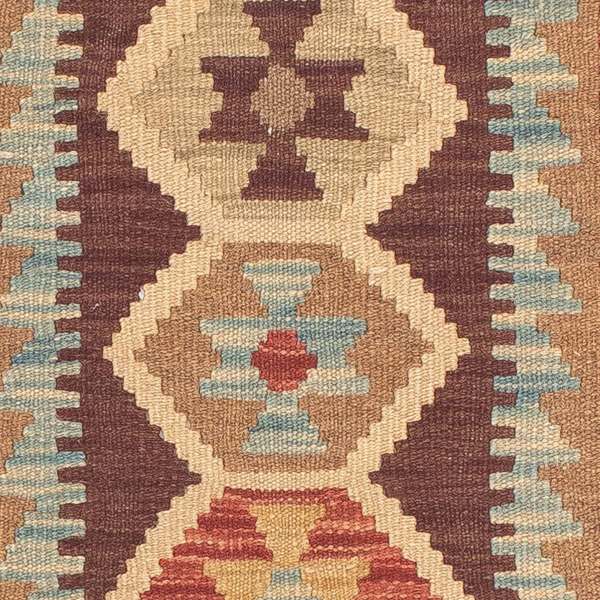 Runner Kelim Rug - Splash - 200 x 67 cm - multicolored
