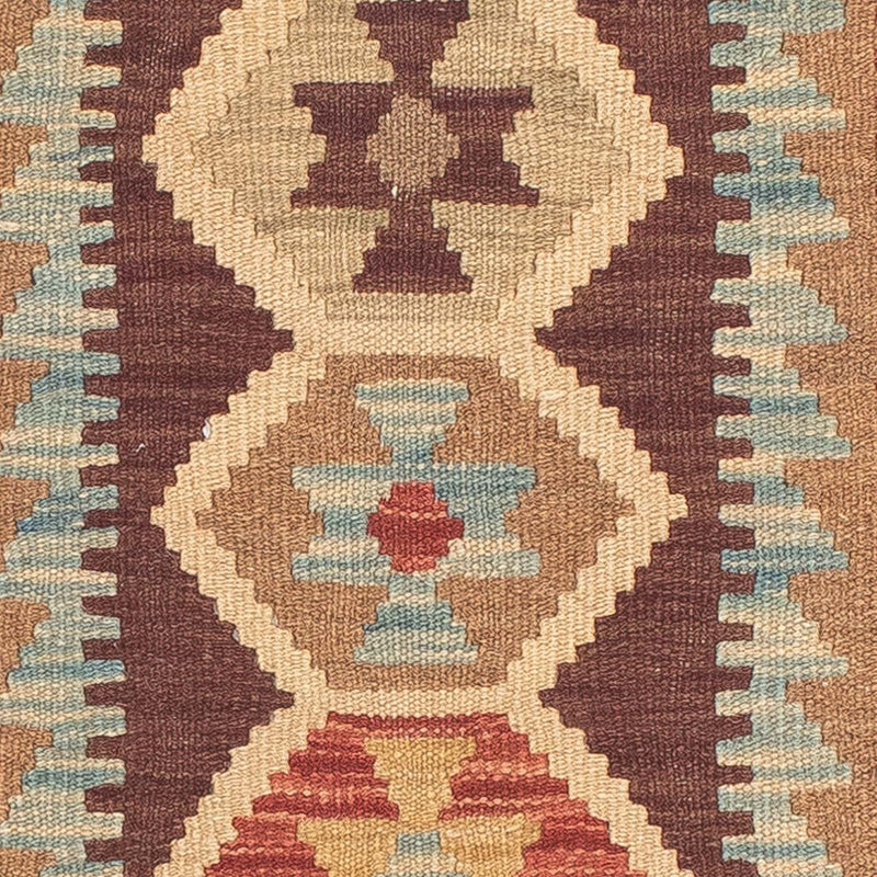 Runner Kelim Rug - Splash - 200 x 67 cm - multicolored