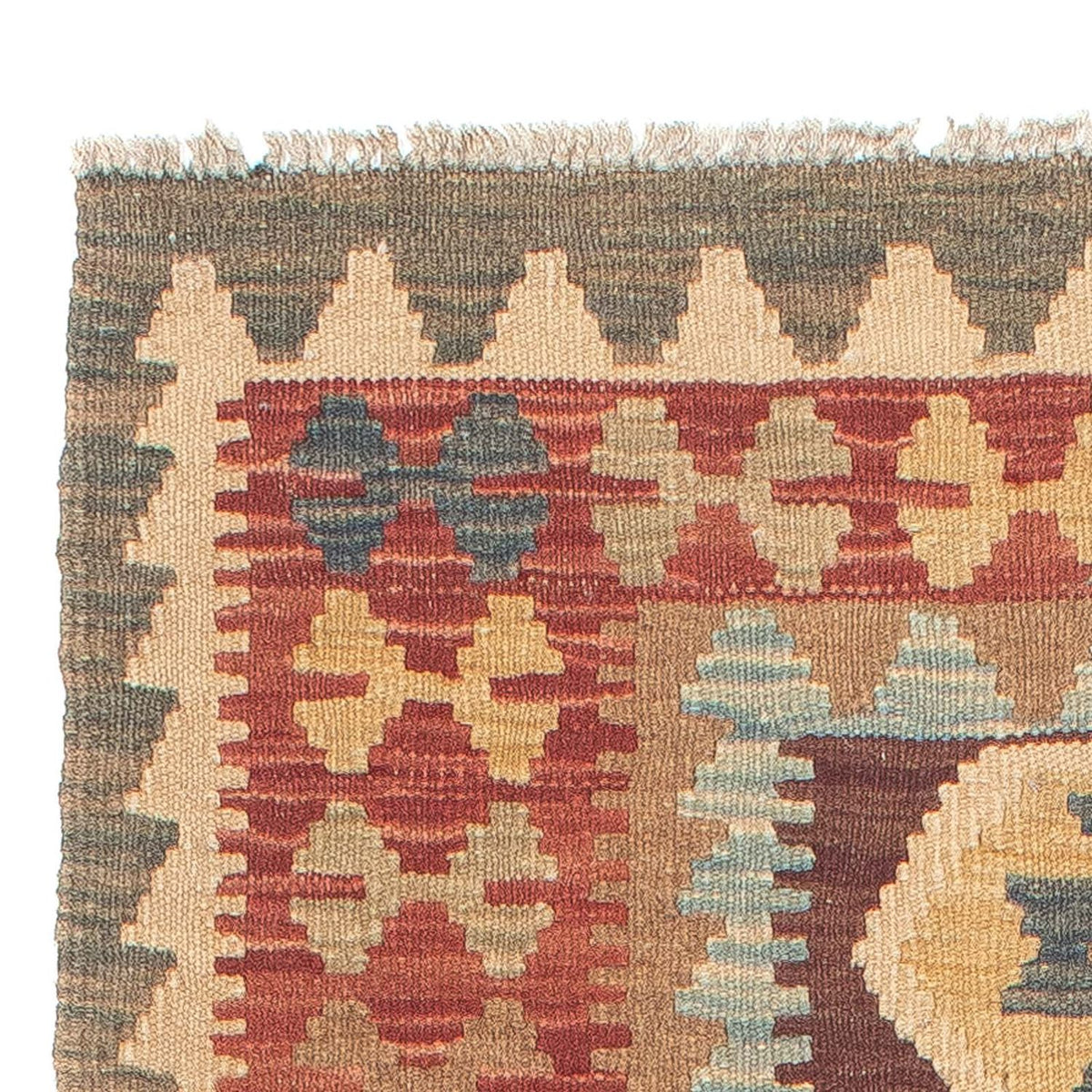 Runner Kelim Rug - Splash - 200 x 67 cm - multicolored