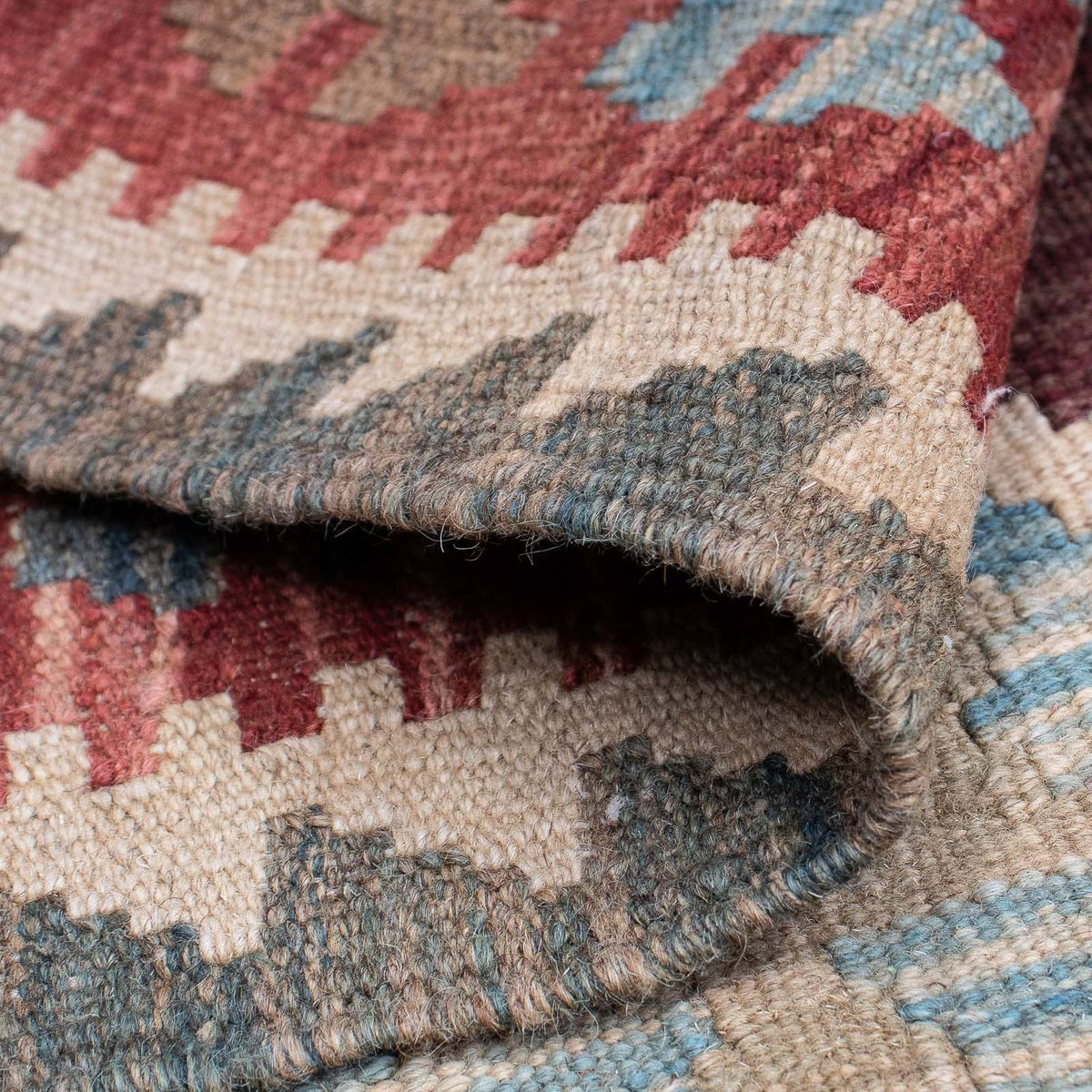 Runner Kelim Rug - Splash - 200 x 67 cm - multicolored