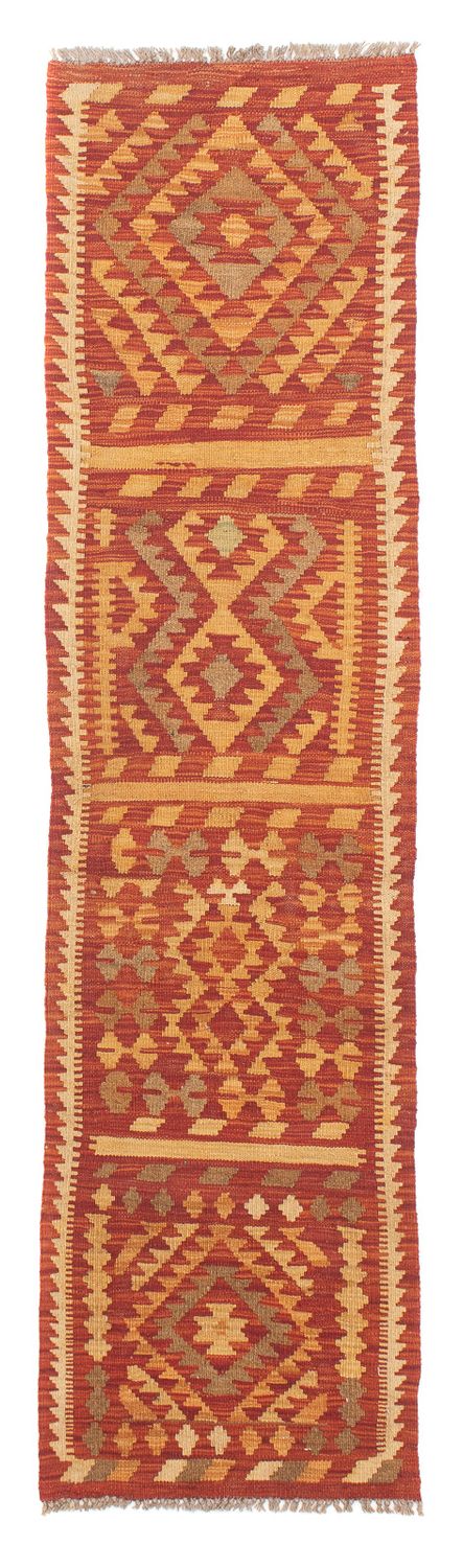 Runner Kelim Rug - Splash - 190 x 47 cm - red