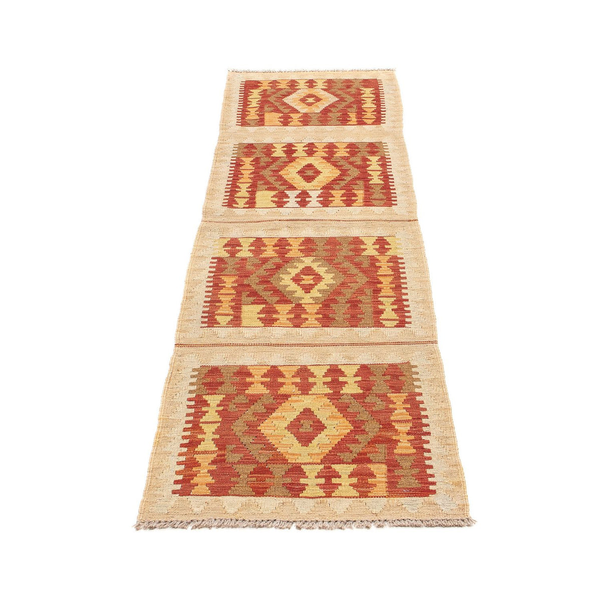 Runner Kelim Rug - Splash - 197 x 56 cm - multicolored