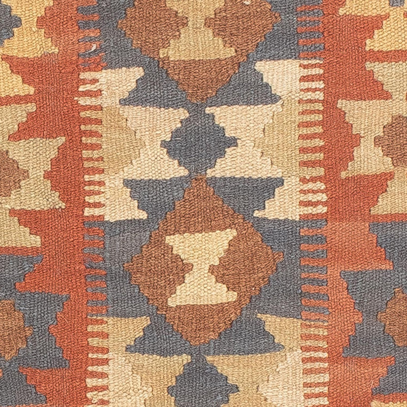 Runner Kelim Rug - Splash - 182 x 61 cm - rust