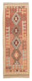 Runner Kelim Rug - Splash - 202 x 67 cm - light red