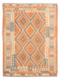 Kelim Rug - Splash - 214 x 159 cm - multicolored
