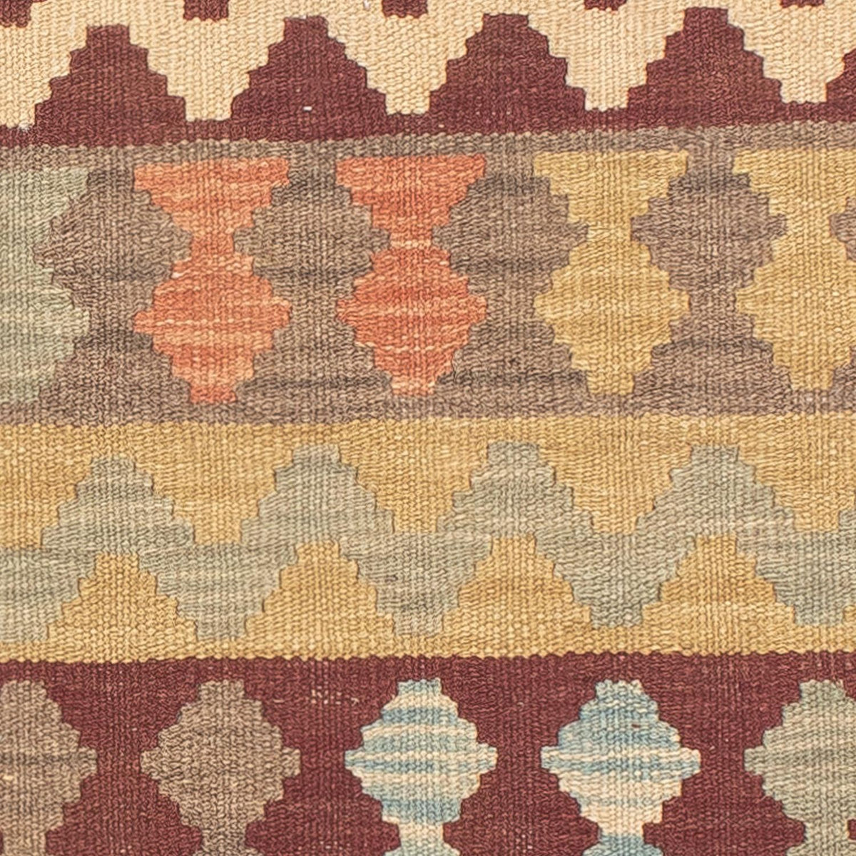 Runner Kelim Rug - Splash - 200 x 62 cm - multicolored