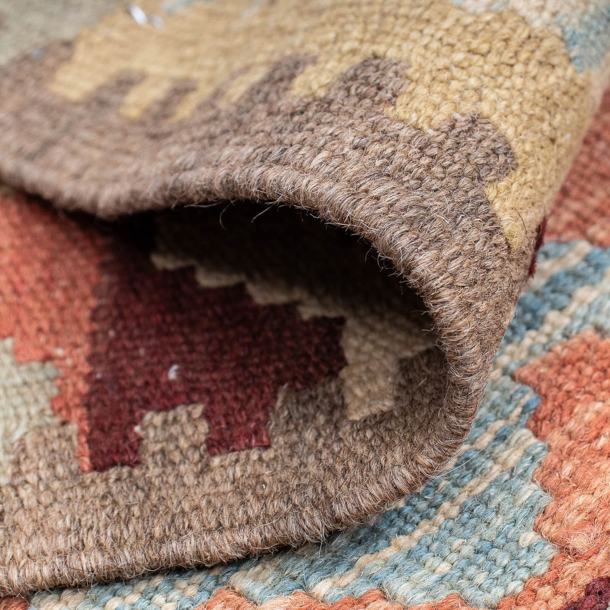 Runner Kelim Rug - Splash - 200 x 62 cm - multicolored