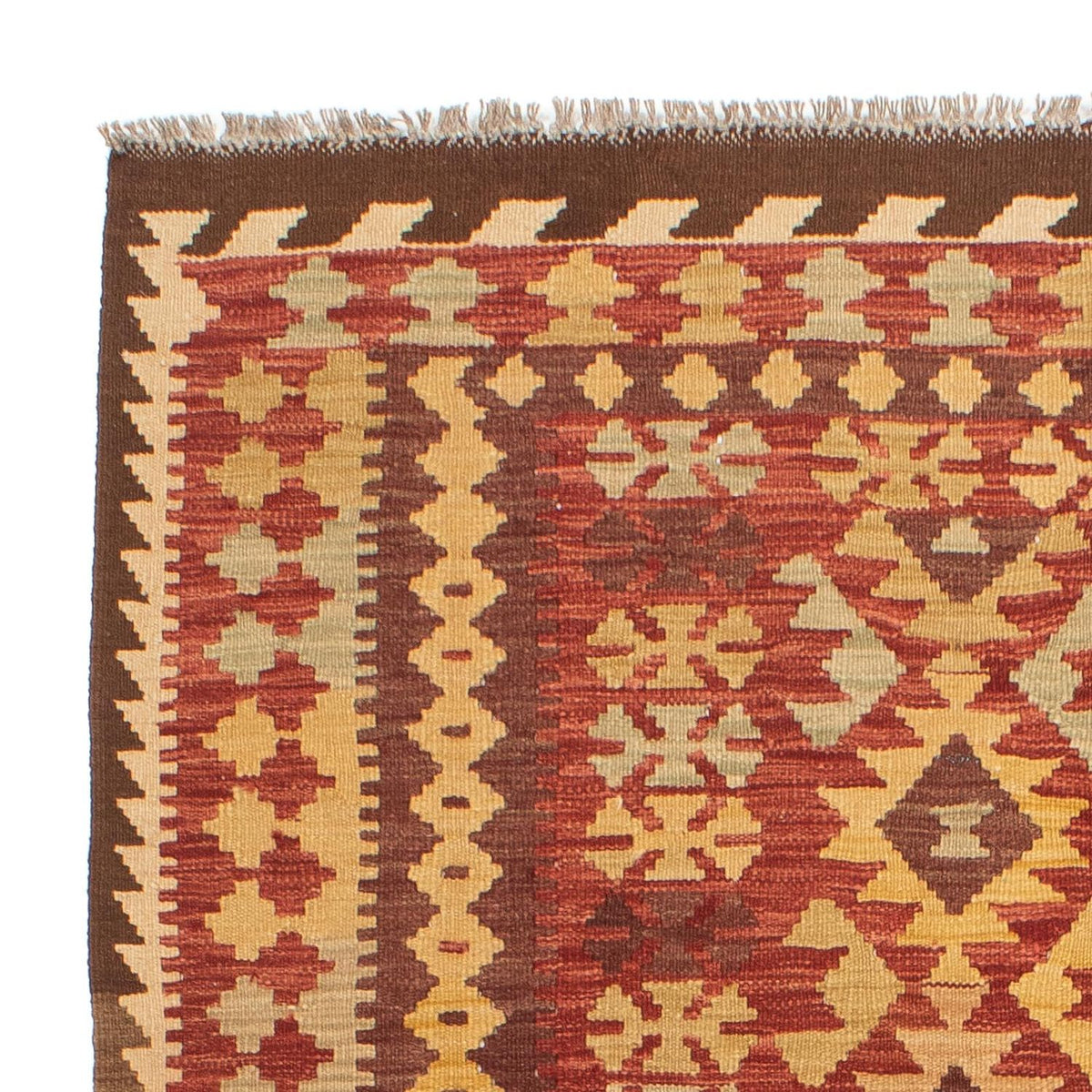 Kelim Rug - Splash - 195 x 141 cm - multicolored