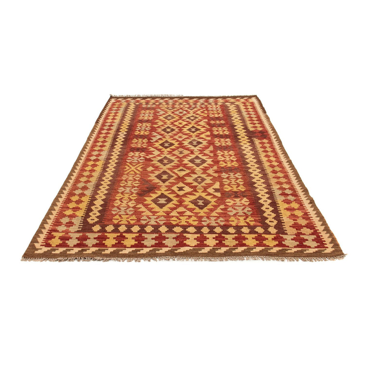 Kelim Rug - Splash - 195 x 141 cm - multicolored