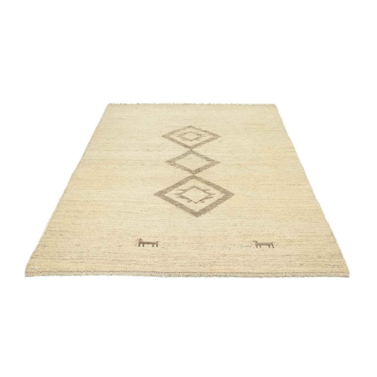 Gabbeh Rug - Perser - 205 x 138 cm - beige