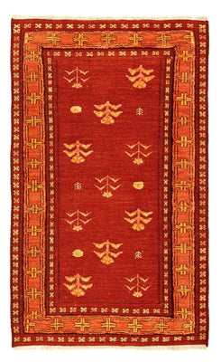 Gabbeh Rug - Loribaft Perser - 150 x 97 cm - dark red