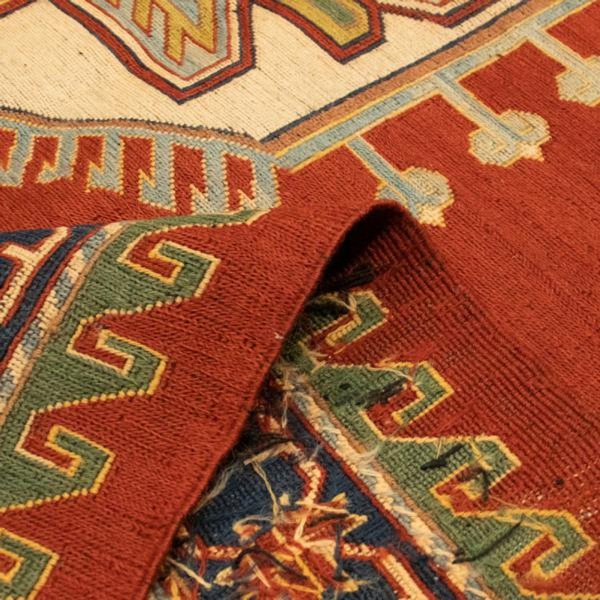 Kelim Rug - Oriental - 254 x 194 cm - dark red