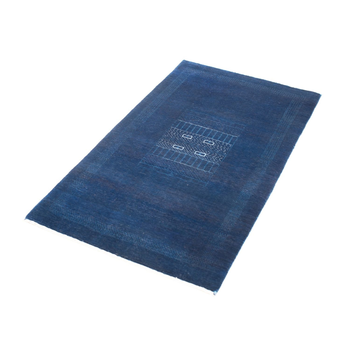 Gabbeh Rug - Loribaft Perser - 132 x 75 cm - dark blue
