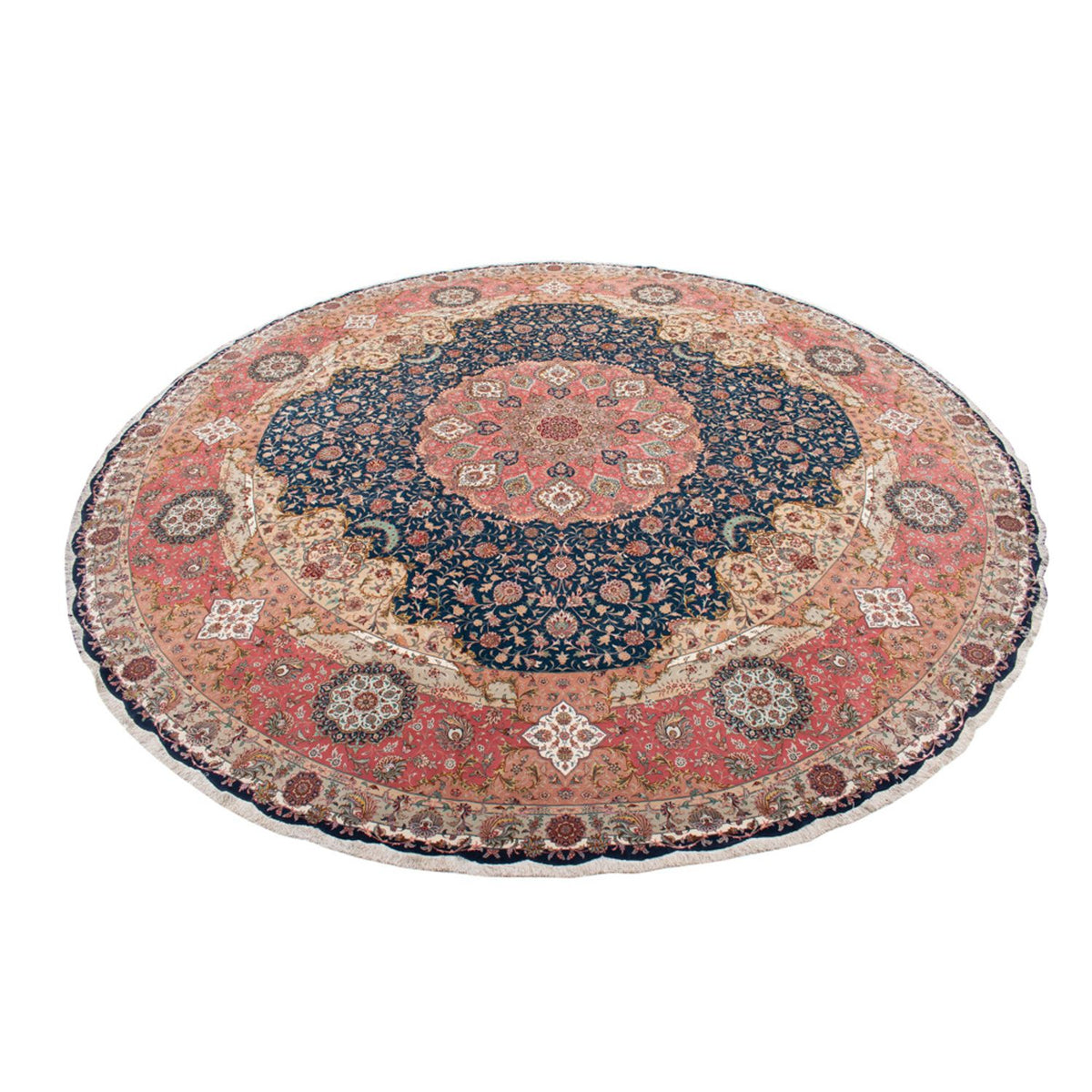 Perser Rug - Tabriz - Premium round  - 500 x 500 cm - blue