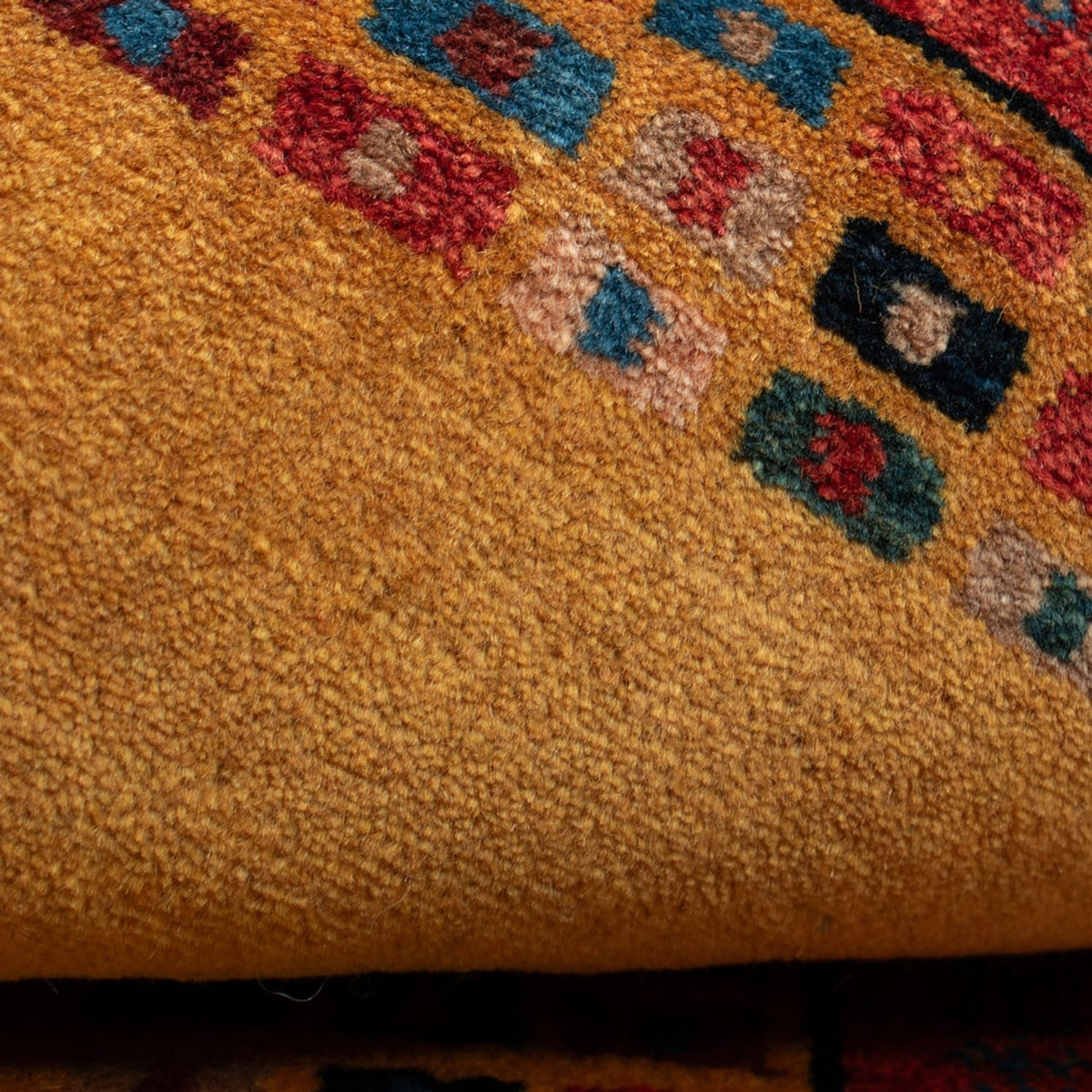 Gabbeh Rug - Loribaft Perser - 118 x 84 cm - gold