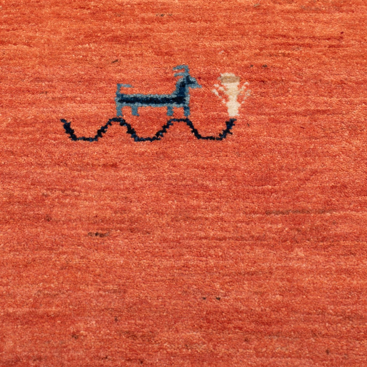 Gabbeh Rug - Loribaft Perser - 130 x 80 cm - light red