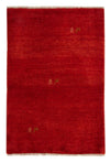 Loribaft Rug 82x125cm - Perserteppich Wollteppich - Rectangle / Red / 82 x 125 cm Rectangle