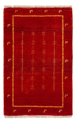 Gabbeh Rug - Loribaft Perser - 133 x 84 cm - red