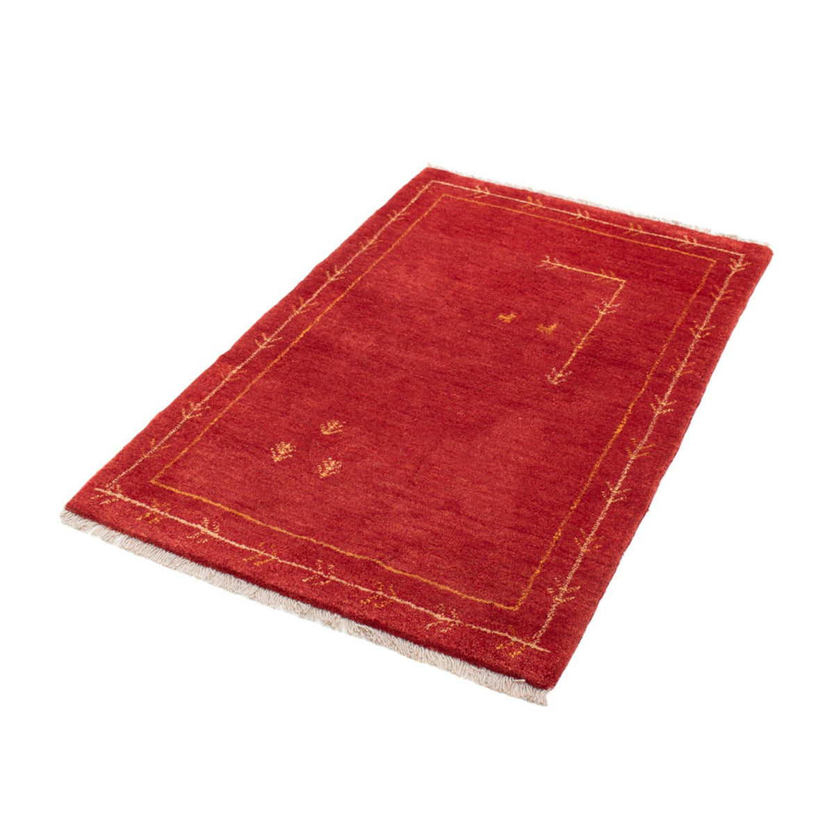 Gabbeh Rug - Loribaft Perser - 126 x 85 cm - red
