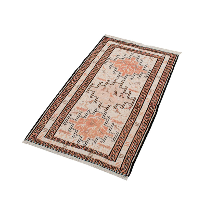 Kelim Rug - Oriental - 103 x 62 cm - beige