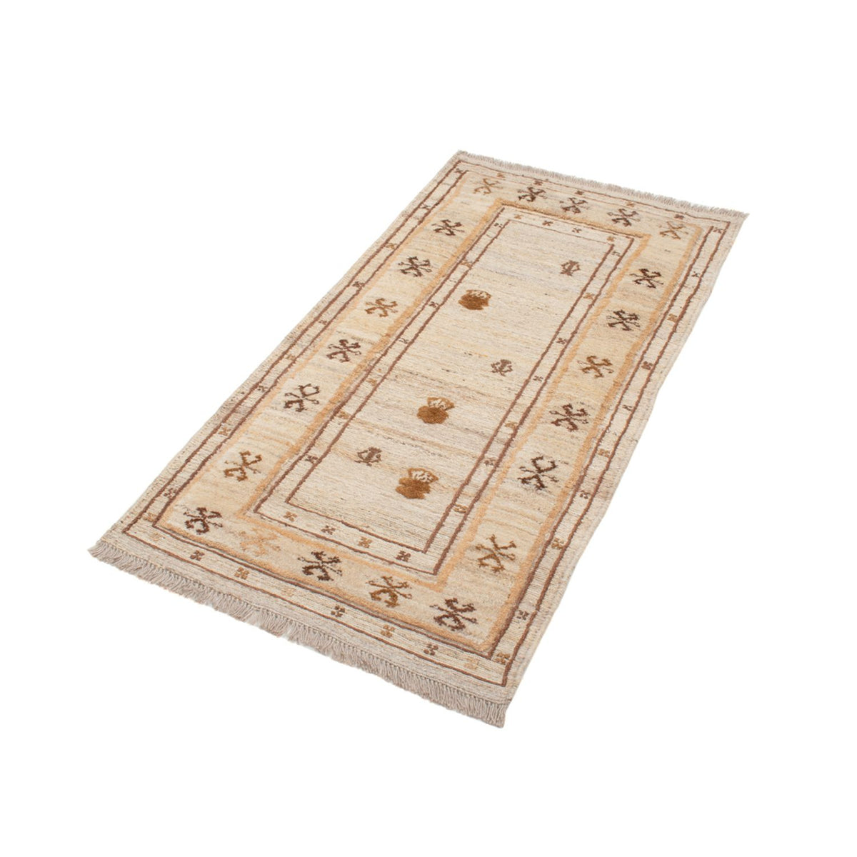 Gabbeh Rug - Perser - 142 x 73 cm - beige