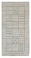 Vintage Rug - 140 x 70 cm - silver