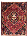 Shiraz Rug 125x160cm - Persian Rugs - Rectangle / Dark Red / 125 x 160 cm Rectangle