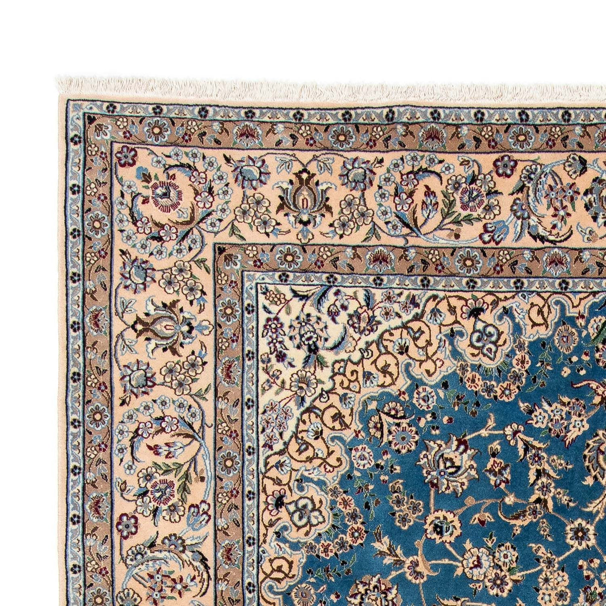 Perser Rug - Nain - 296 x 197 cm - blue