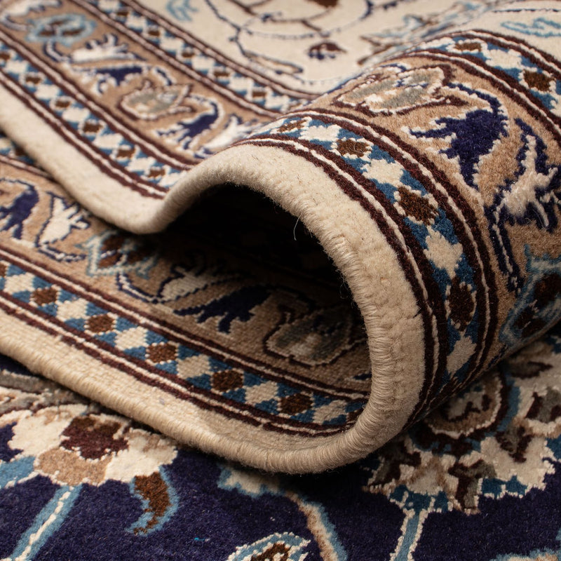 Perser Rug - Nain - 297 x 194 cm - dark blue