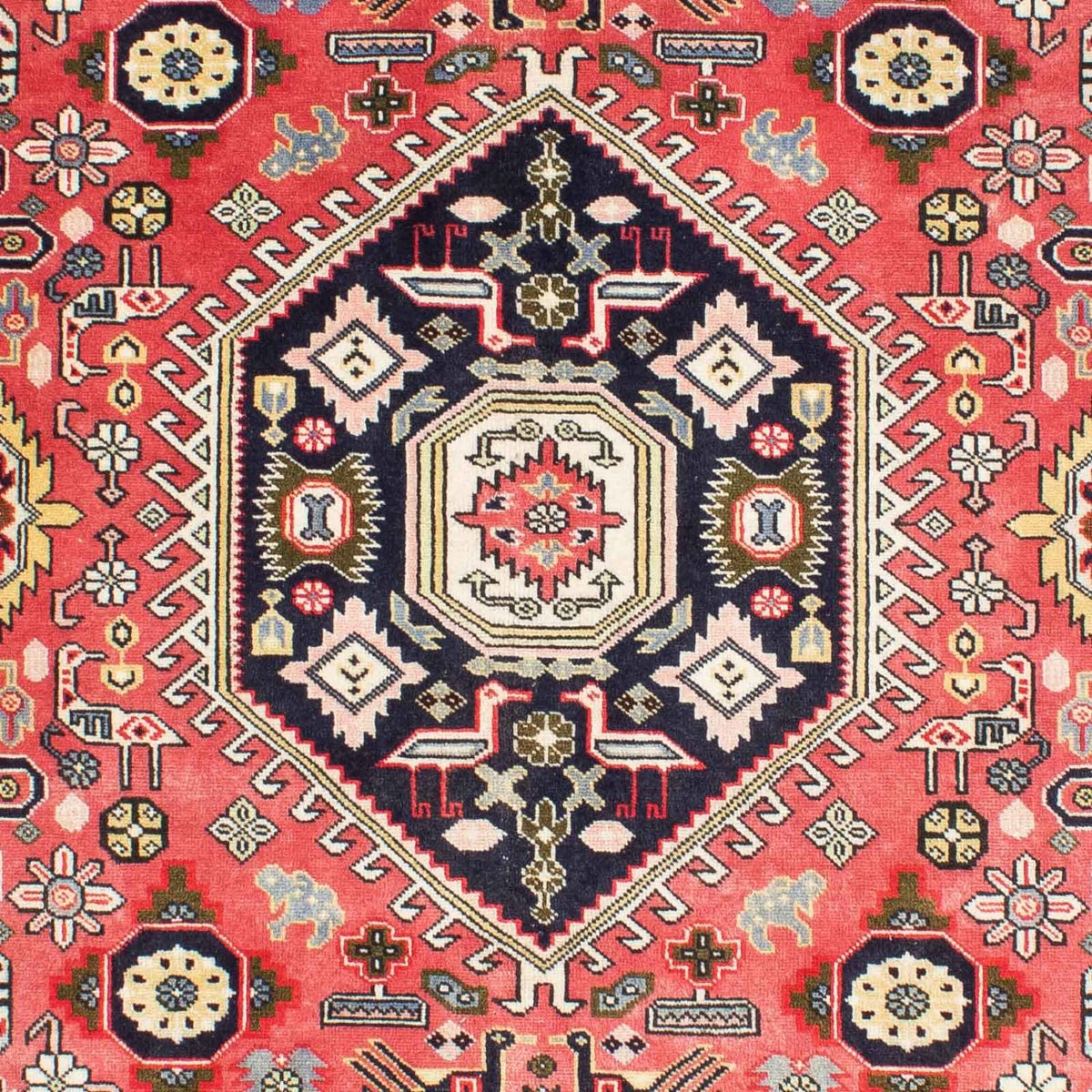 Perser Rug - Nain - 241 x 168 cm - light red