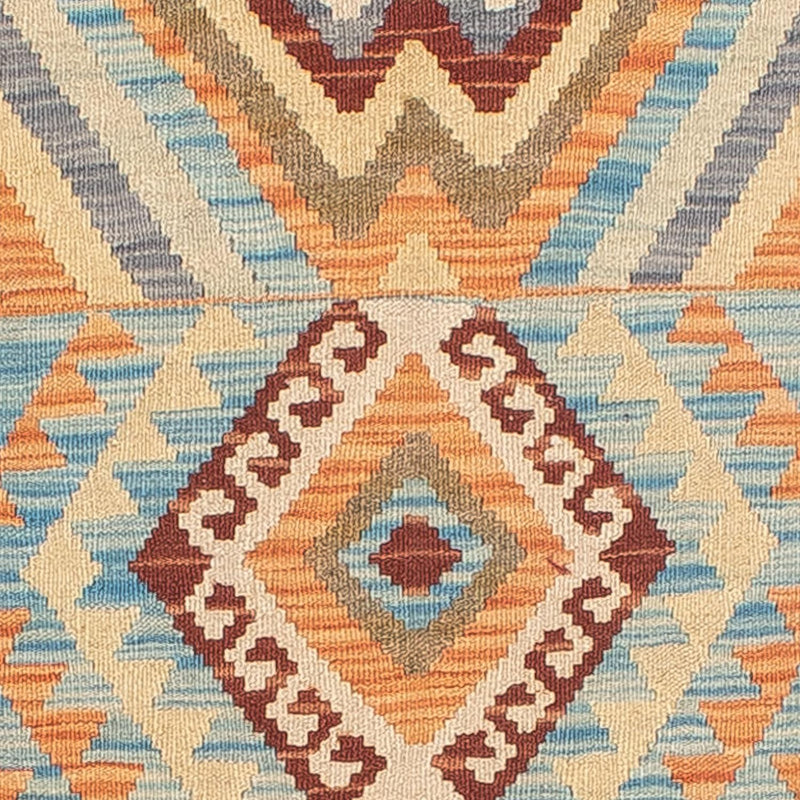 Runner Kelim Rug - Splash - 293 x 83 cm - multicolored