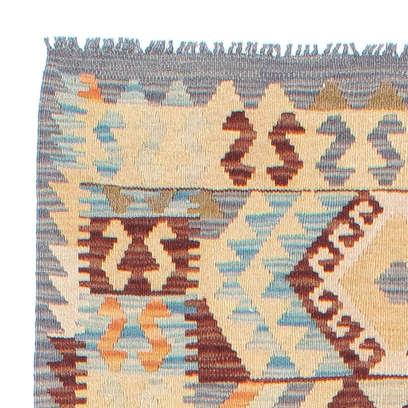 Runner Kelim Rug - Splash - 293 x 83 cm - multicolored