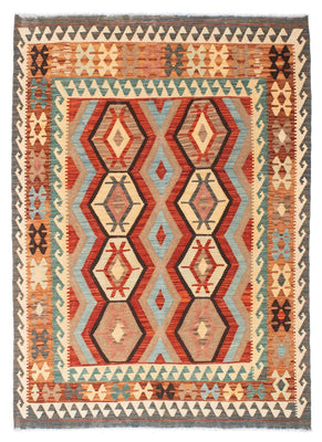 Kelim Rug - Oriental - 198 x 152 cm - red