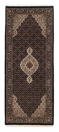 Runner Perser Rug - Tabriz - 195 x 79 cm - dark blue