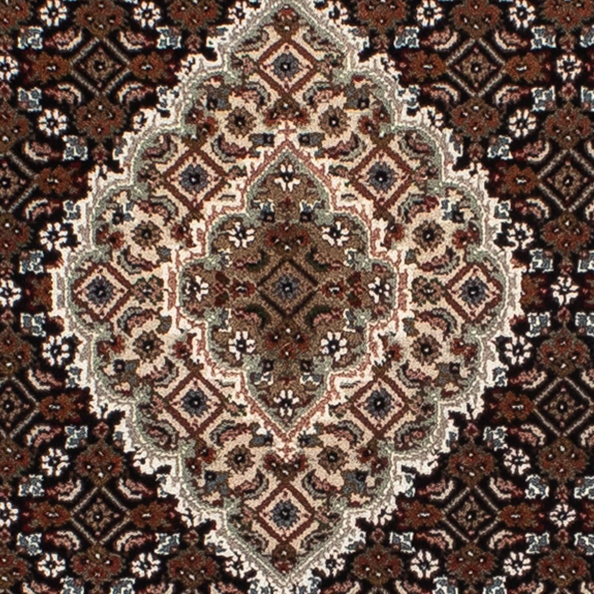 Runner Perser Rug - Tabriz - 199 x 81 cm - dark blue