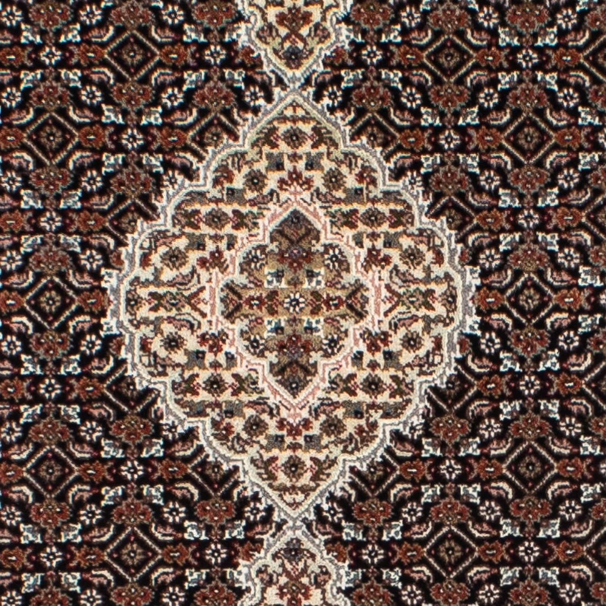 Runner Perser Rug - Tabriz - 396 x 82 cm - dark blue