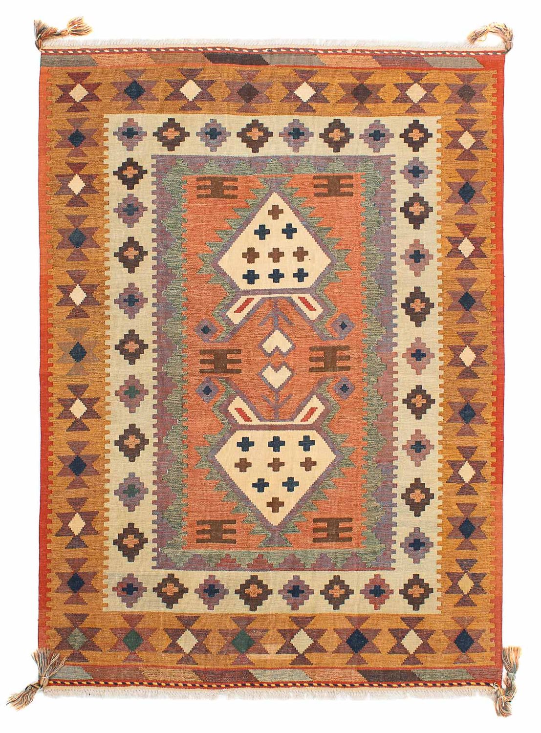 Kelim Rug - Oriental - 205 x 144 cm - multicolored