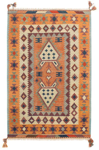 Kelim Rug - Oriental - 212 x 143 cm - multicolored