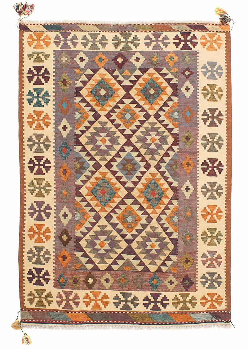 Kelim Rug - Oriental - 210 x 145 cm - multicolored