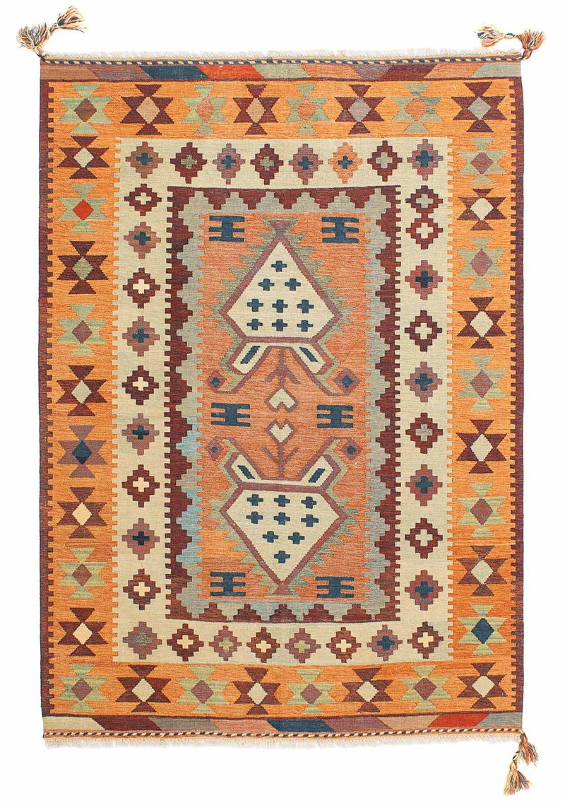 Kelim Rug - Oriental - 208 x 143 cm - multicolored
