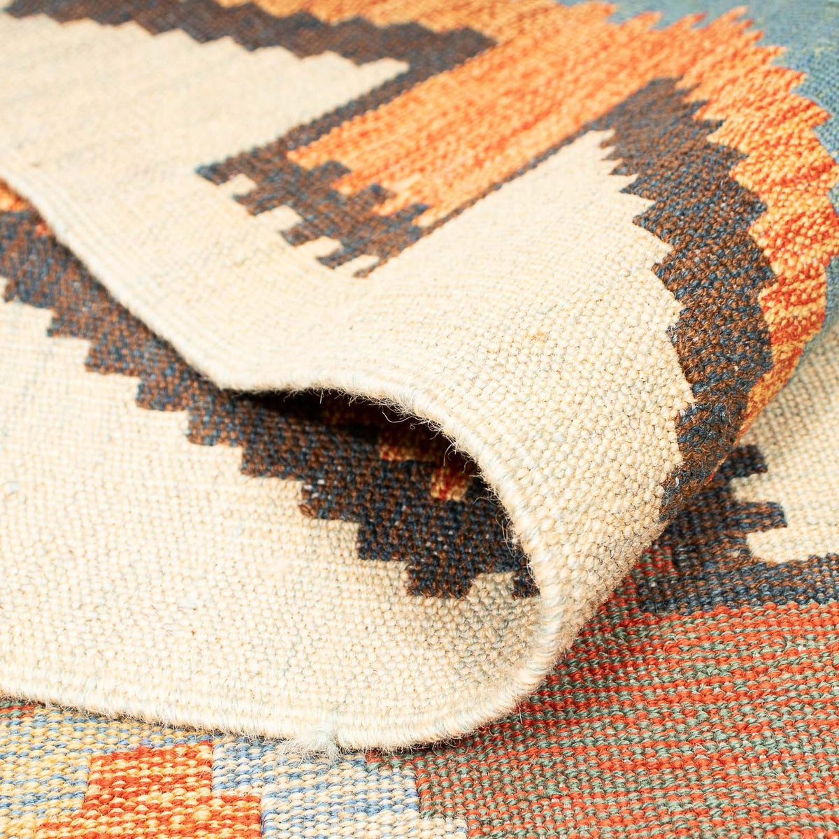 Kelim Rug - Oriental - 205 x 158 cm - multicolored