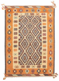 Kelim Rug - Oriental - 202 x 140 cm - multicolored