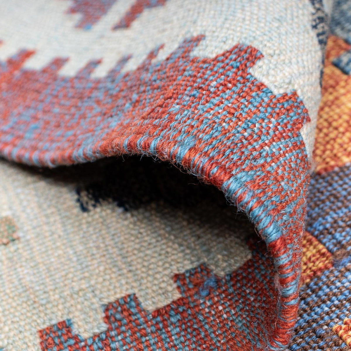 Kelim Rug - Trendy - 211 x 161 cm - multicolored