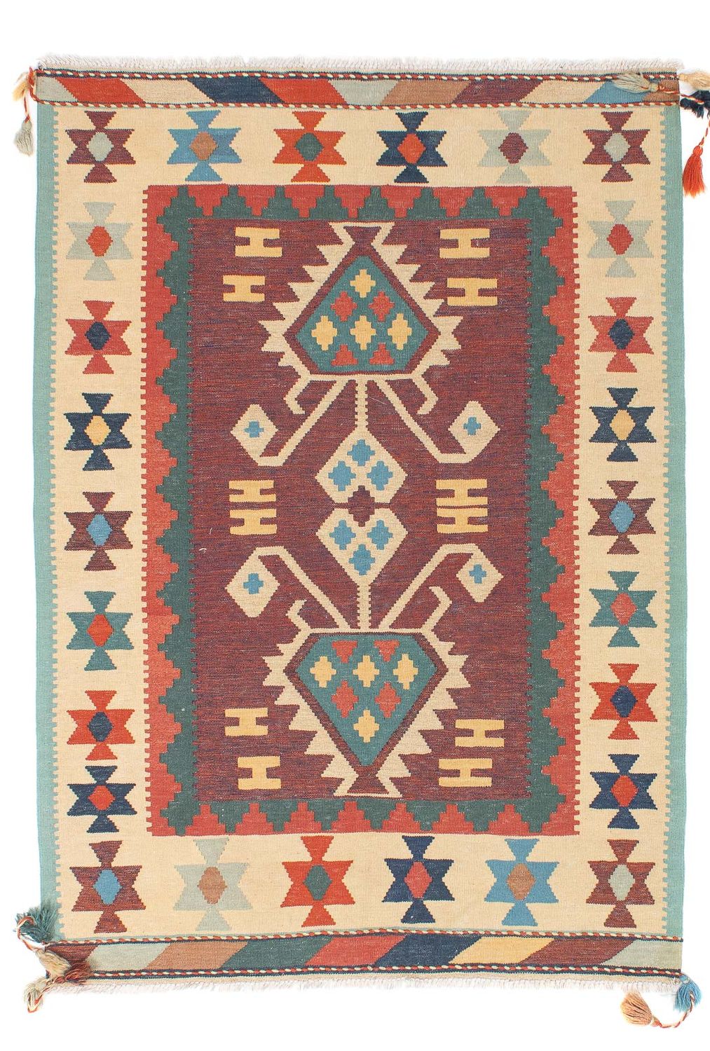 Kelim Rug - Trendy - 181 x 121 cm - multicolored
