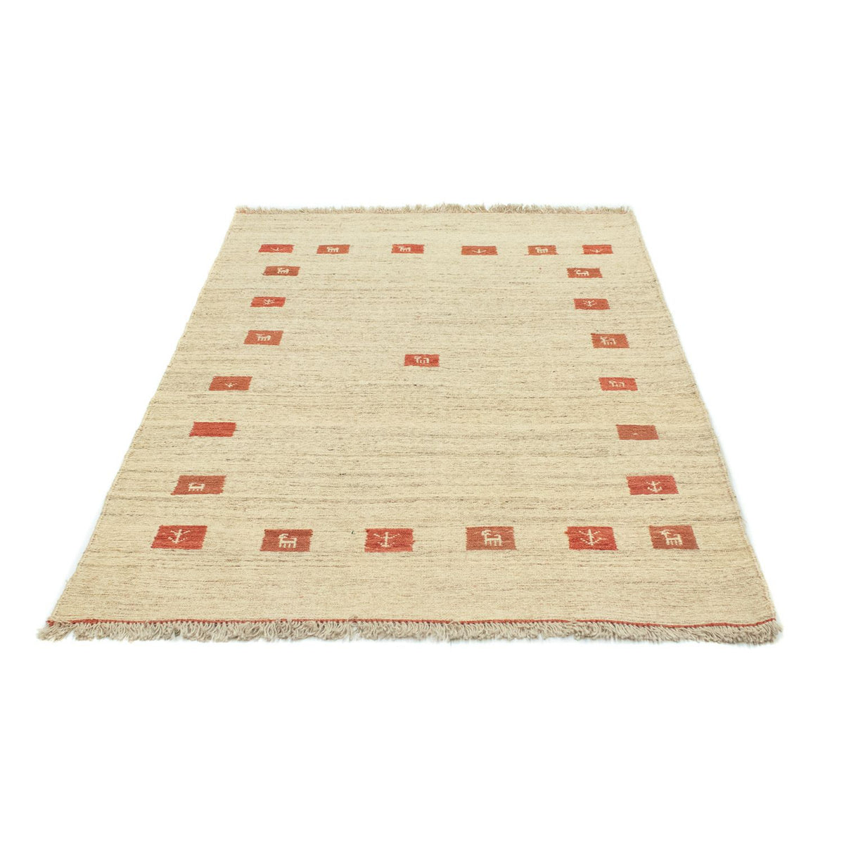 Gabbeh Rug - Indus - 180 x 120 cm - beige