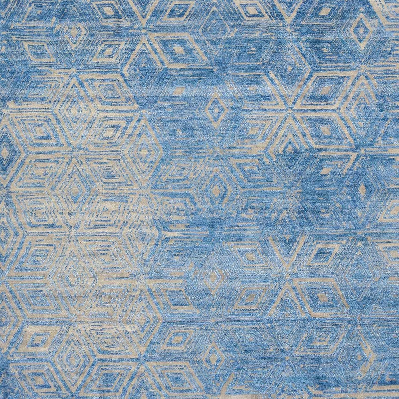 Designer Rug - 307 x 248 cm - blue
